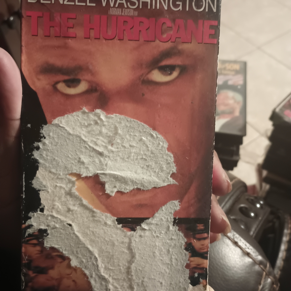 The Hurricane Movie VHS